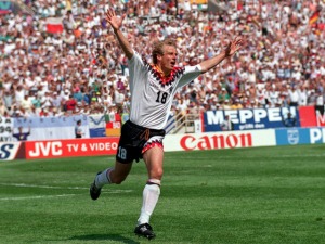 Jürgen Klinsmann - atacante da Alemanha (imagem retirada do Google)